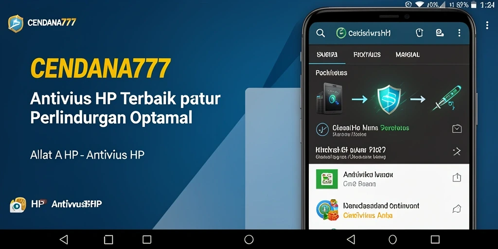 Antarmuka utama CENDANA777 menampilkan fitur pemindaian antivirus.