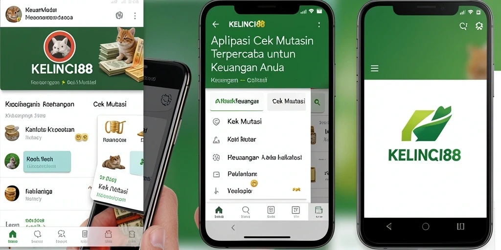 Tampilan utama KELINCI88 menampilkan ringkasan mutasi transaksi.