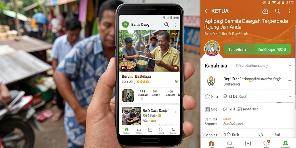 Tampilan antarmuka KETUA yang informatif dan menarik.
